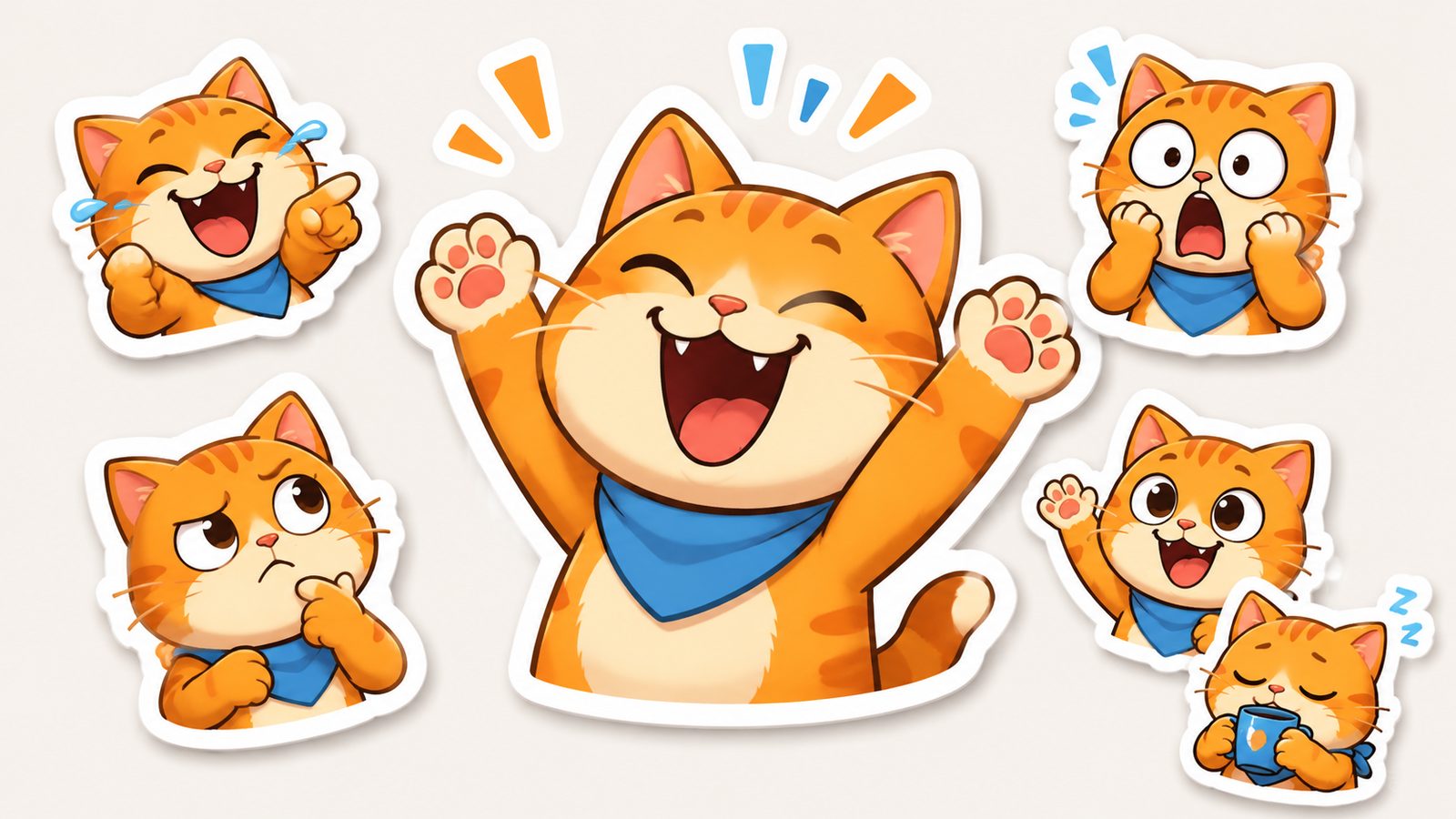 AI Sticker Generator: WhatsApp, Telegram and iMessage Packs