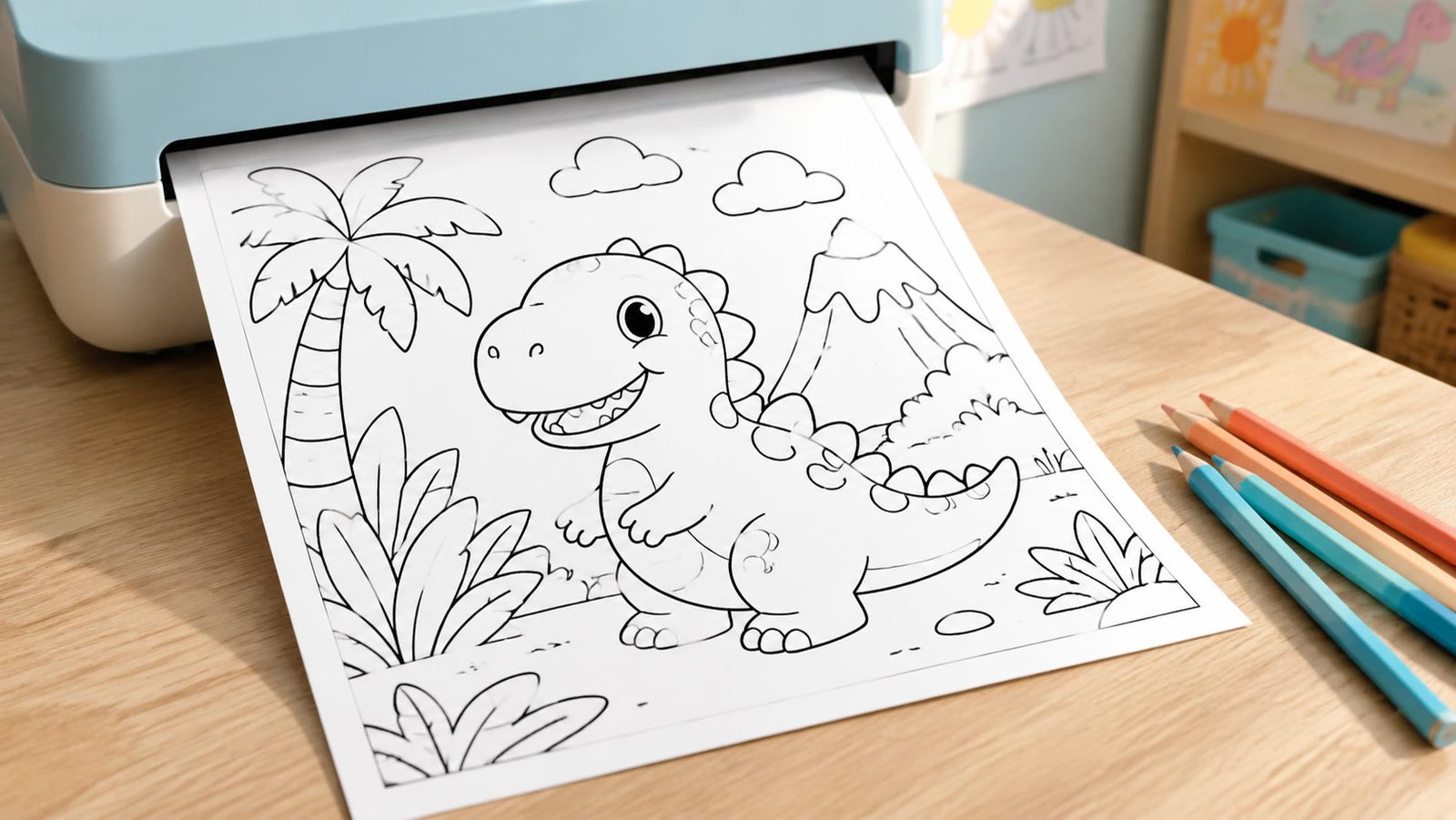 AI Coloring Page Generator: Printable Pages for Kids