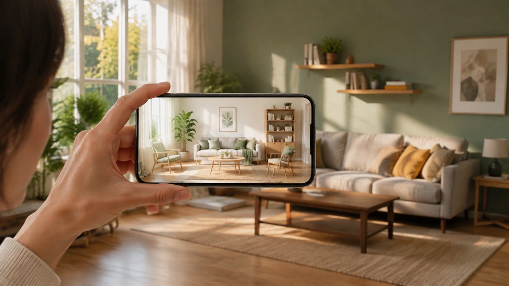 Concept: redesigning a room with AI