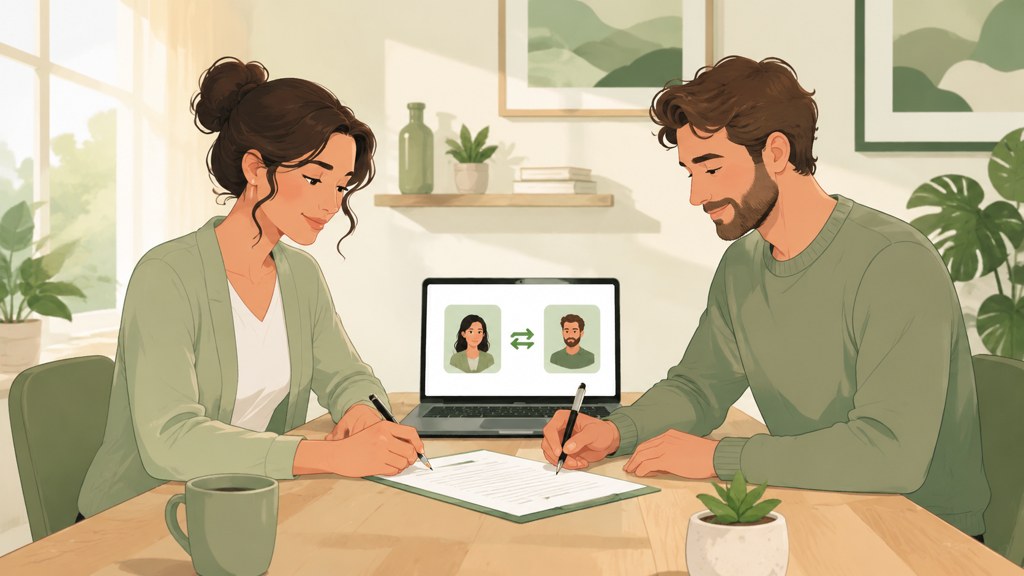 Concept: face swapping in video, with consent first