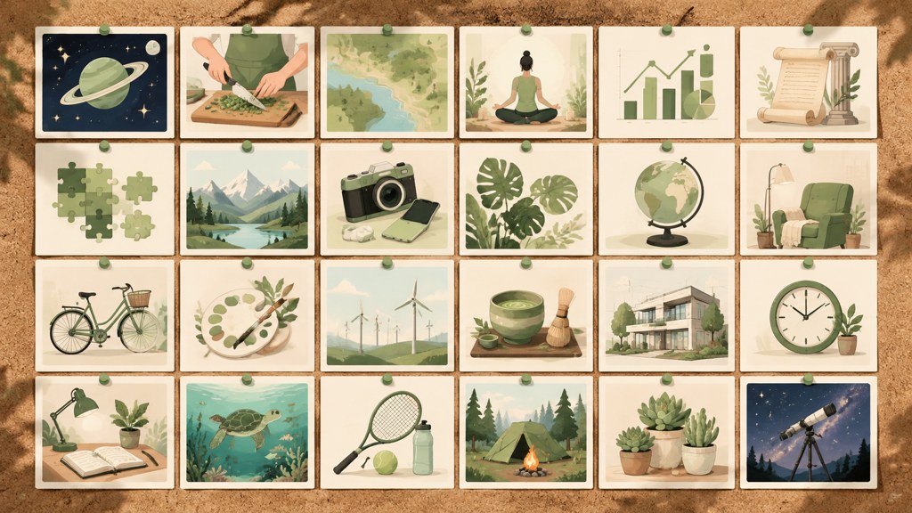 Ideas board: twenty-five niches