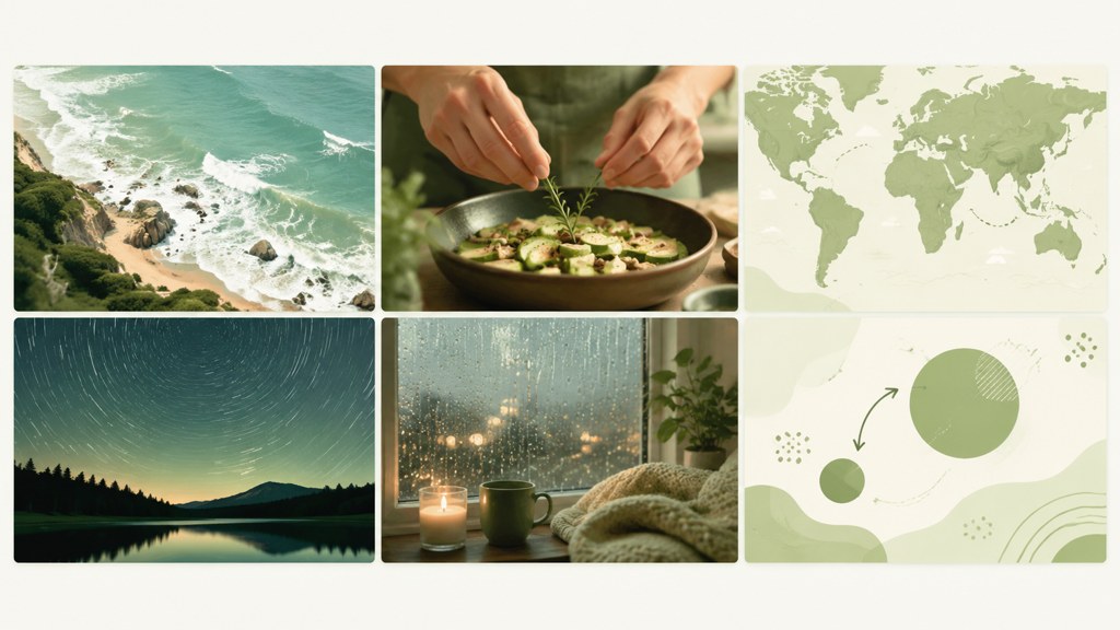 Result: a faceless channel thumbnail set