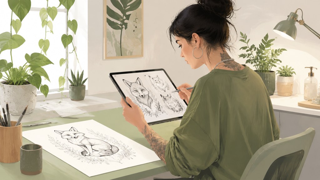 Concept: designing a tattoo with AI