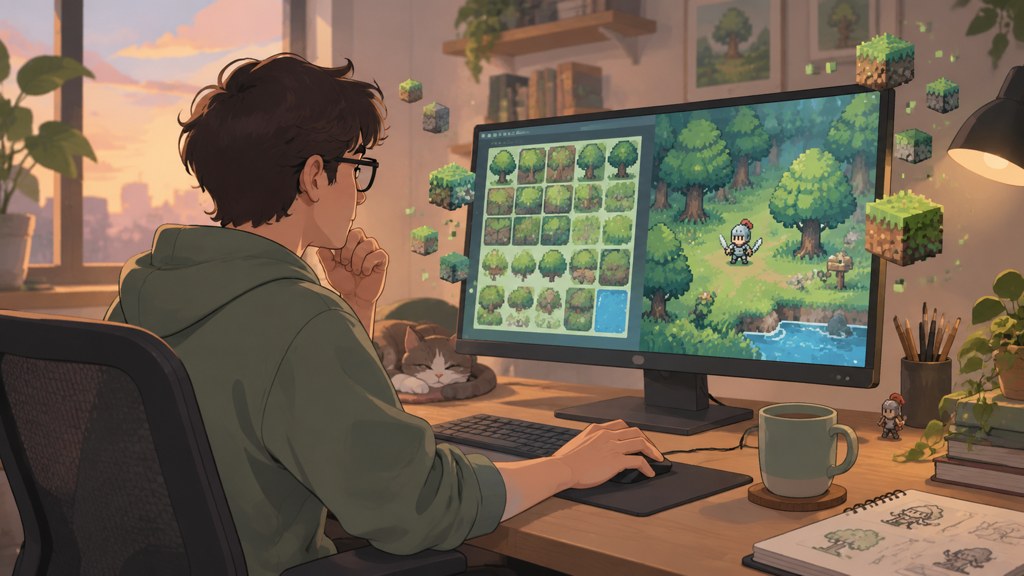 Concept: pixel art sprites for games