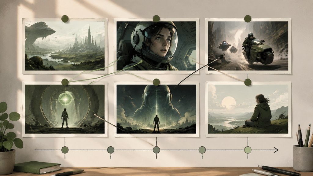 Workflow: storyboarding shots into a trailer