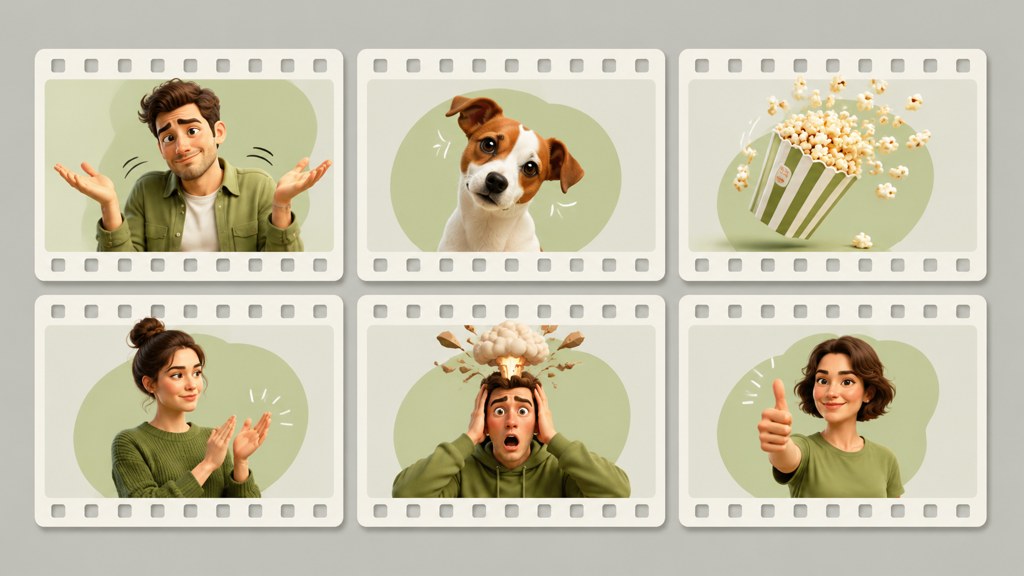 Result: a reaction GIF sheet
