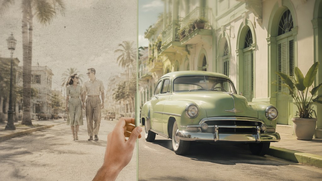 Concept: sharpening old footage