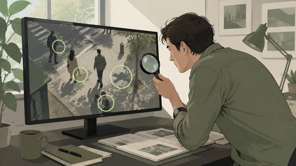 Concept: examining a video for signs of AI generation