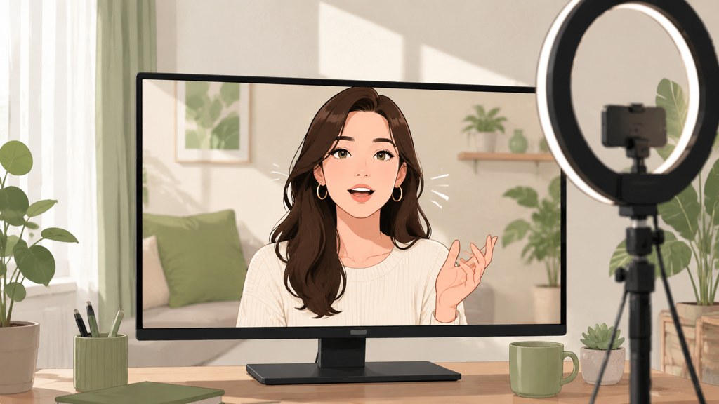 Concept: a talking AI avatar presenter