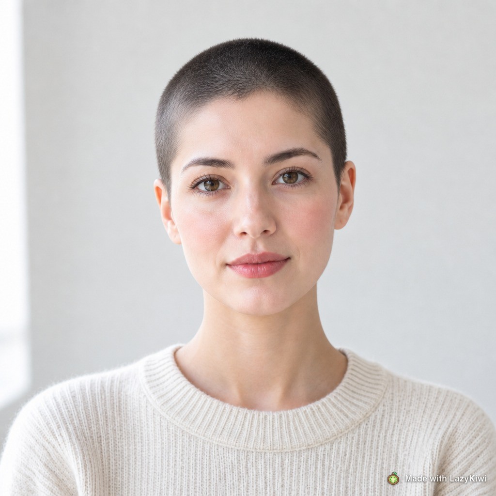 A number two, about 6 mm, previewed on a woman's headshot at 1:1 and 1K for 13 credits.