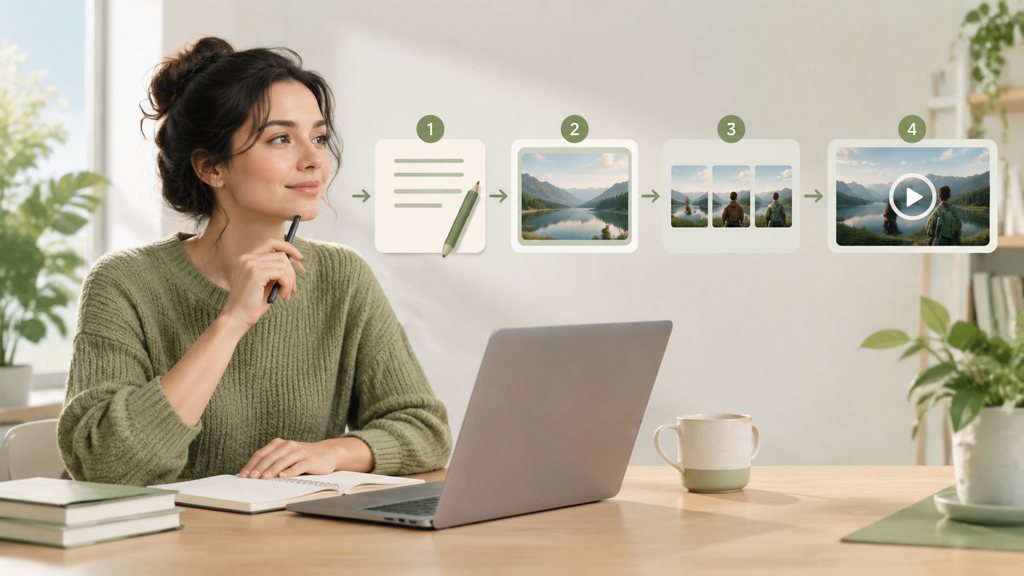 How to write text to video prompts step by step
