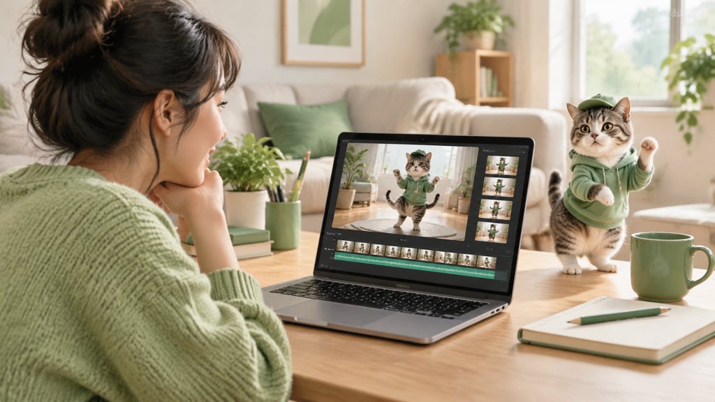 How to make an AI cat dance video