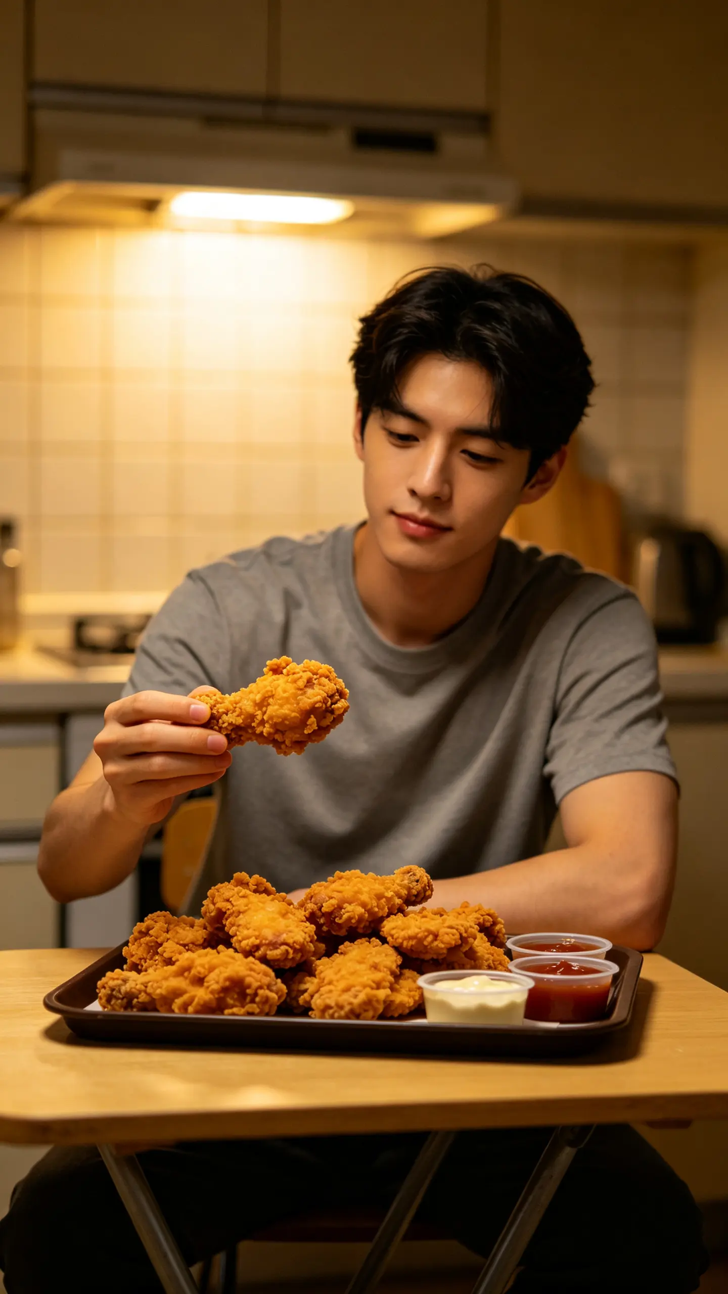 A daily food account with nothing cooked