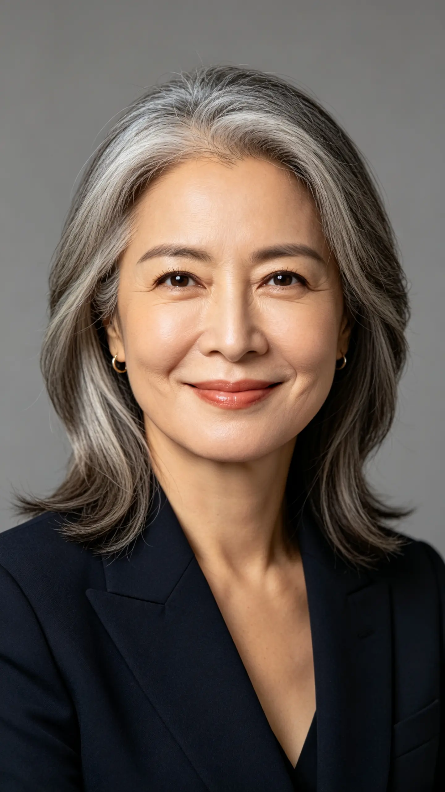 A headshot that came back too serious