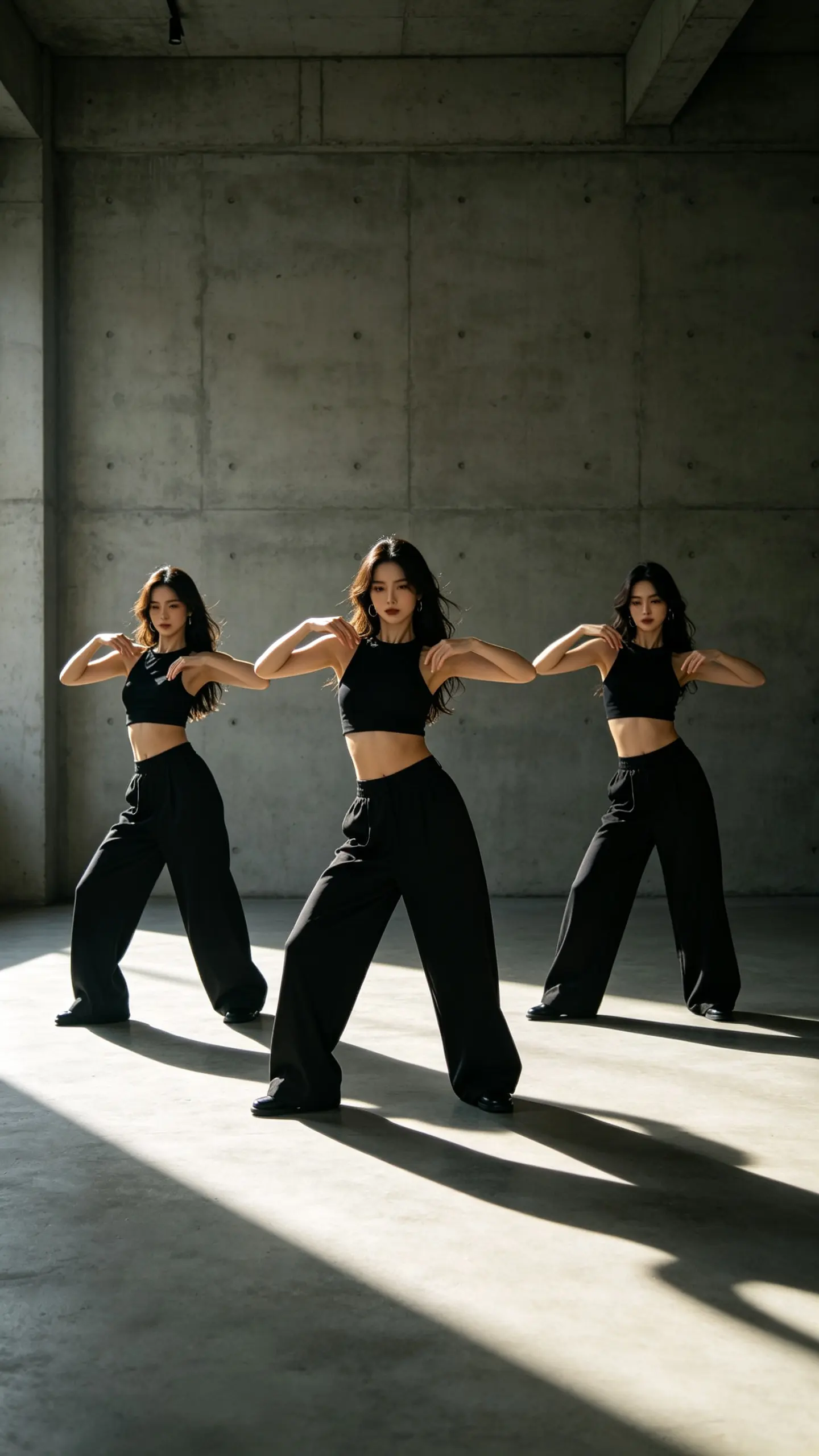 A dance line of one person