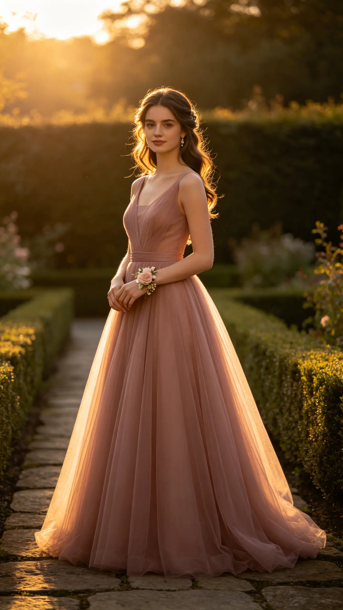 Deciding on the dress before it is ordered