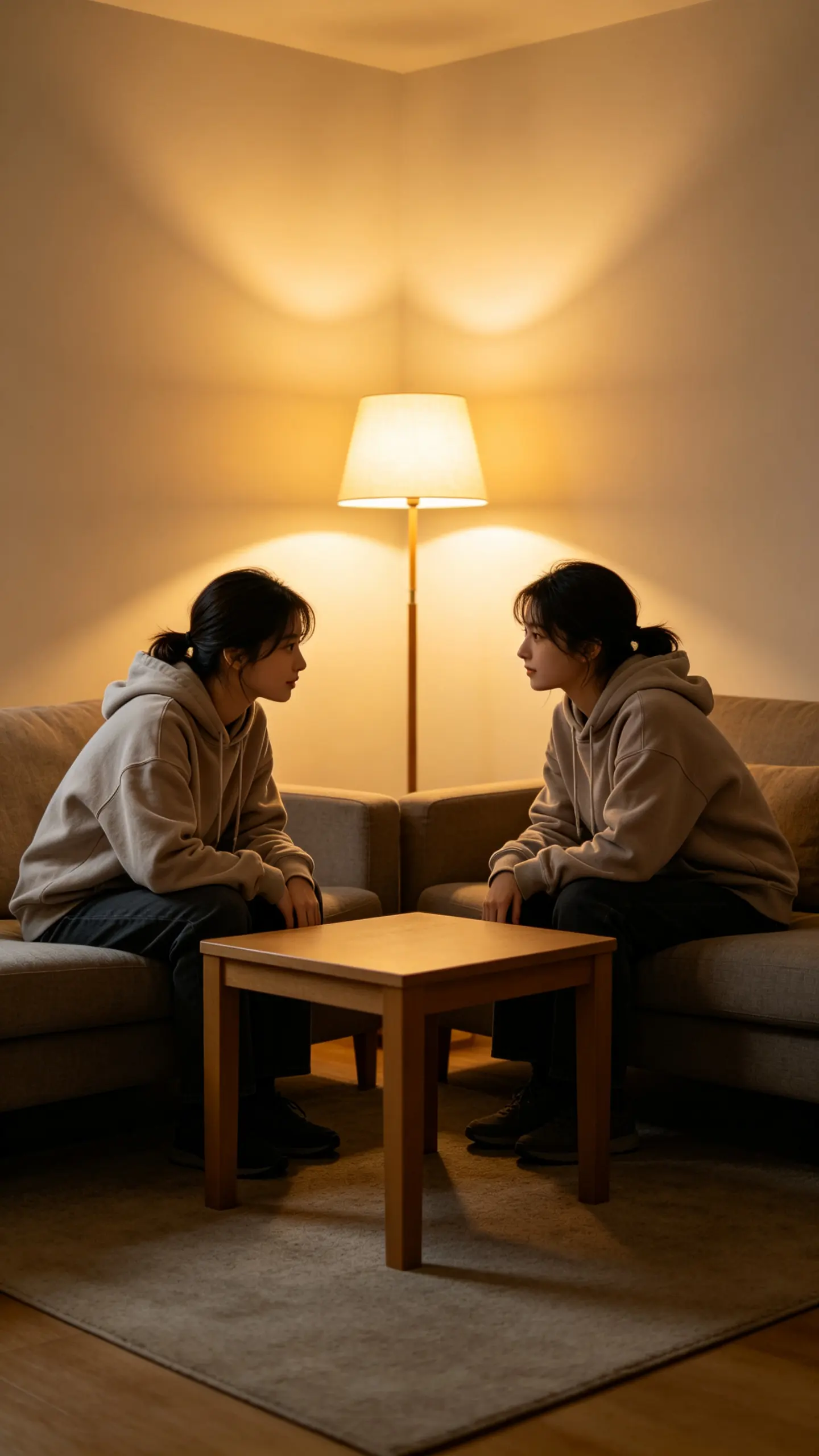 The two-sides-of-me skit