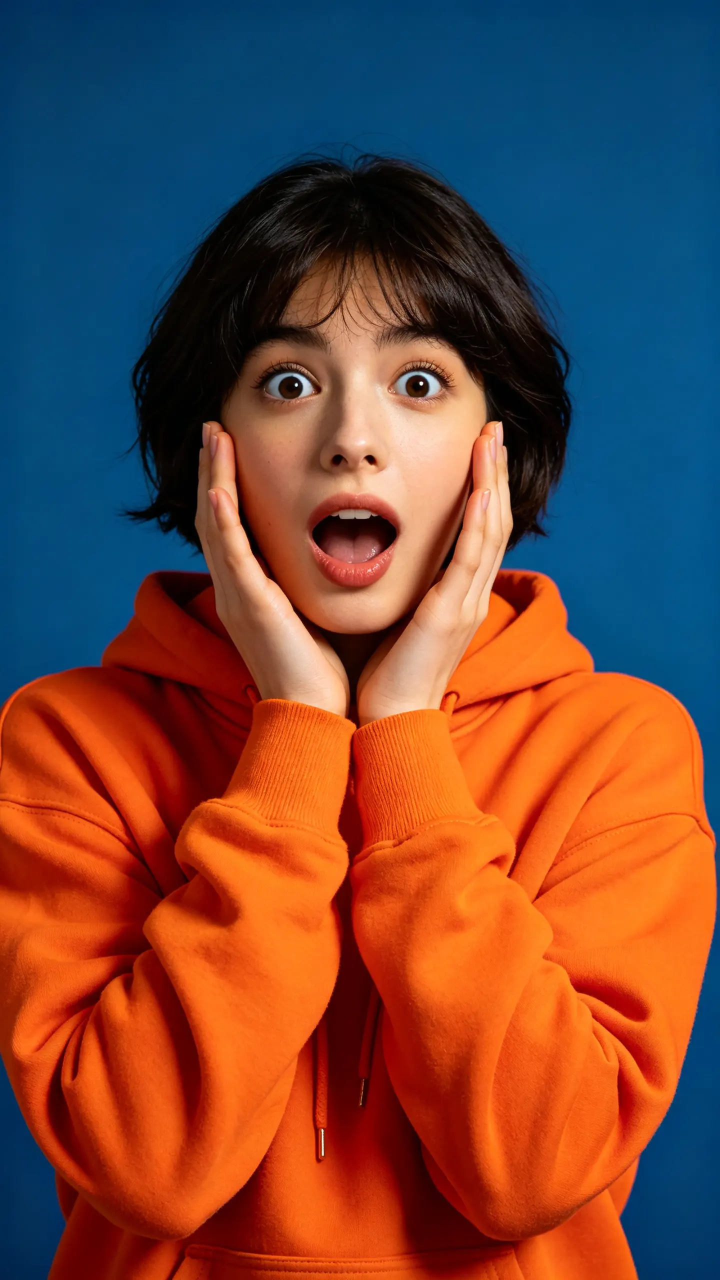 A thumbnail face for a video