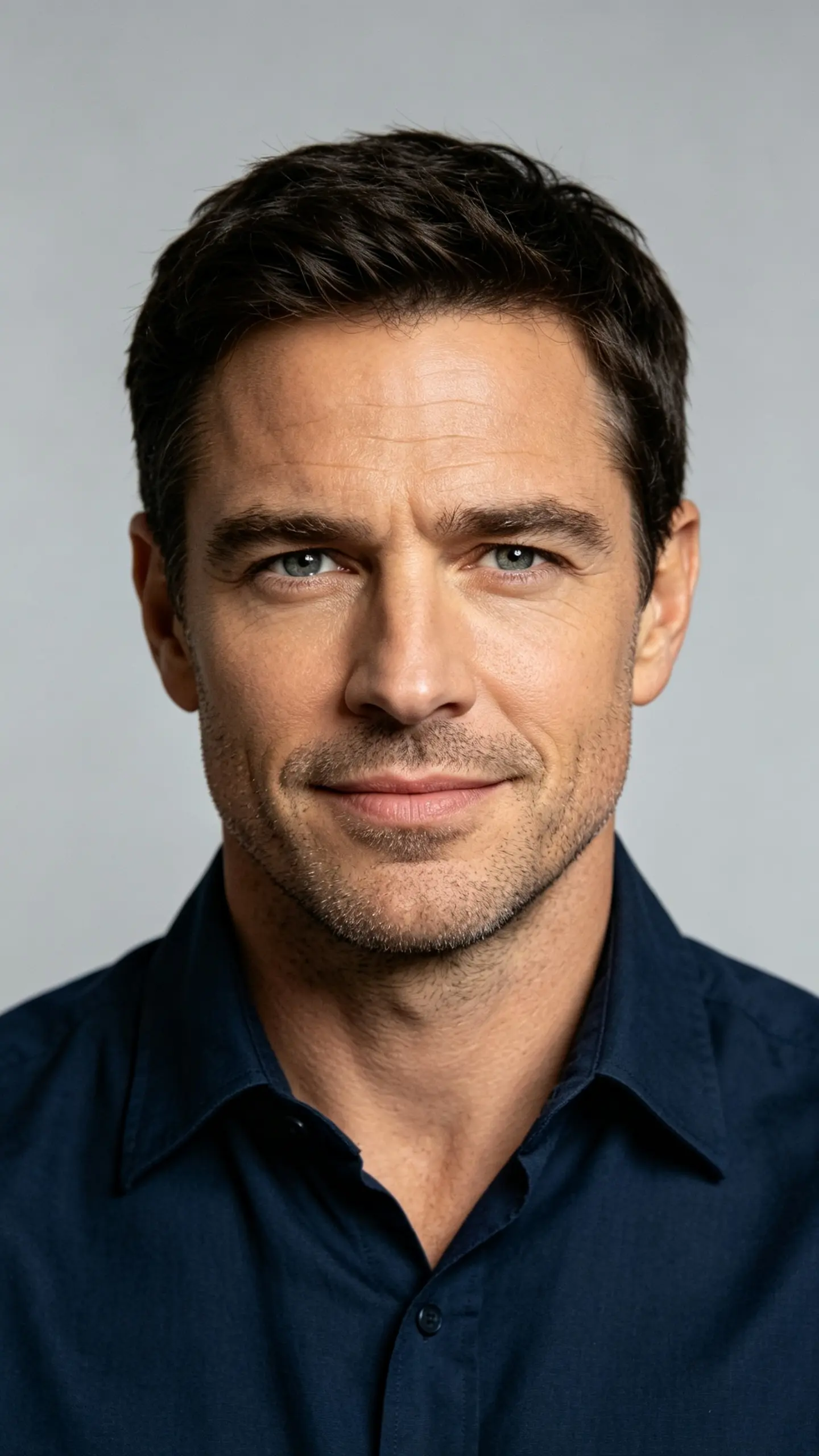 A profile photo that came out stiff