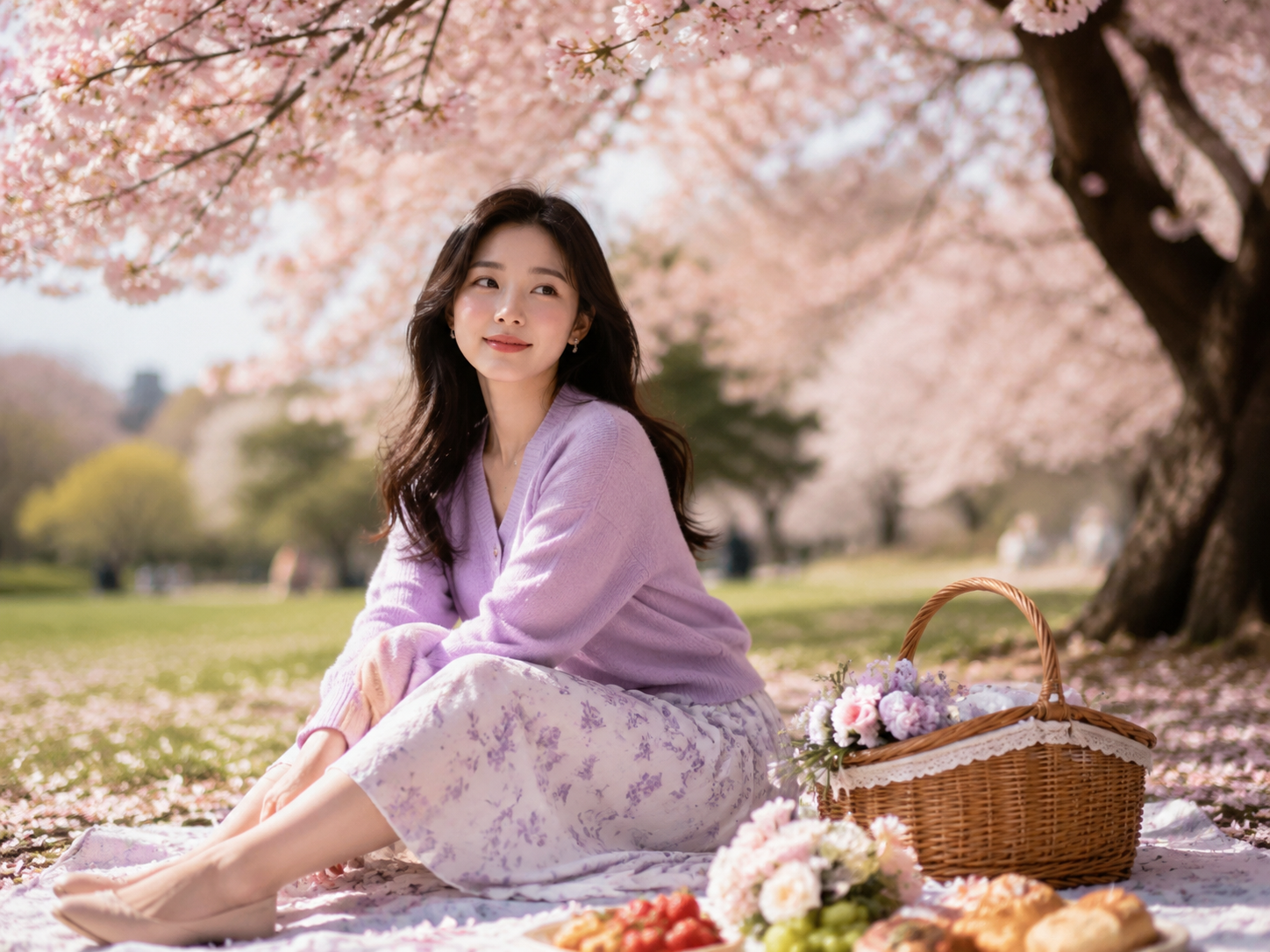 Hanami Picnic Aesthetic