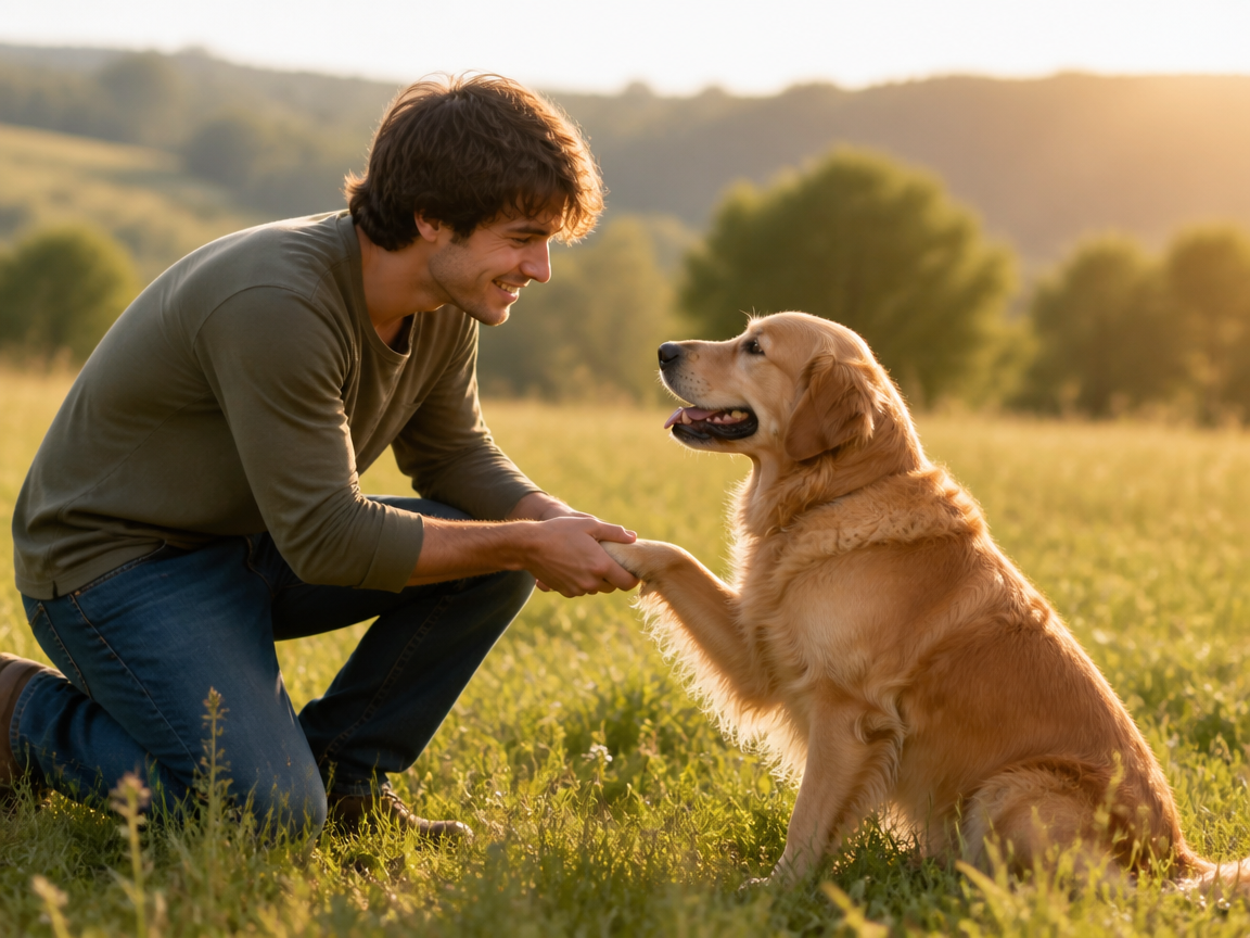 Person and Pet Duo Portrait