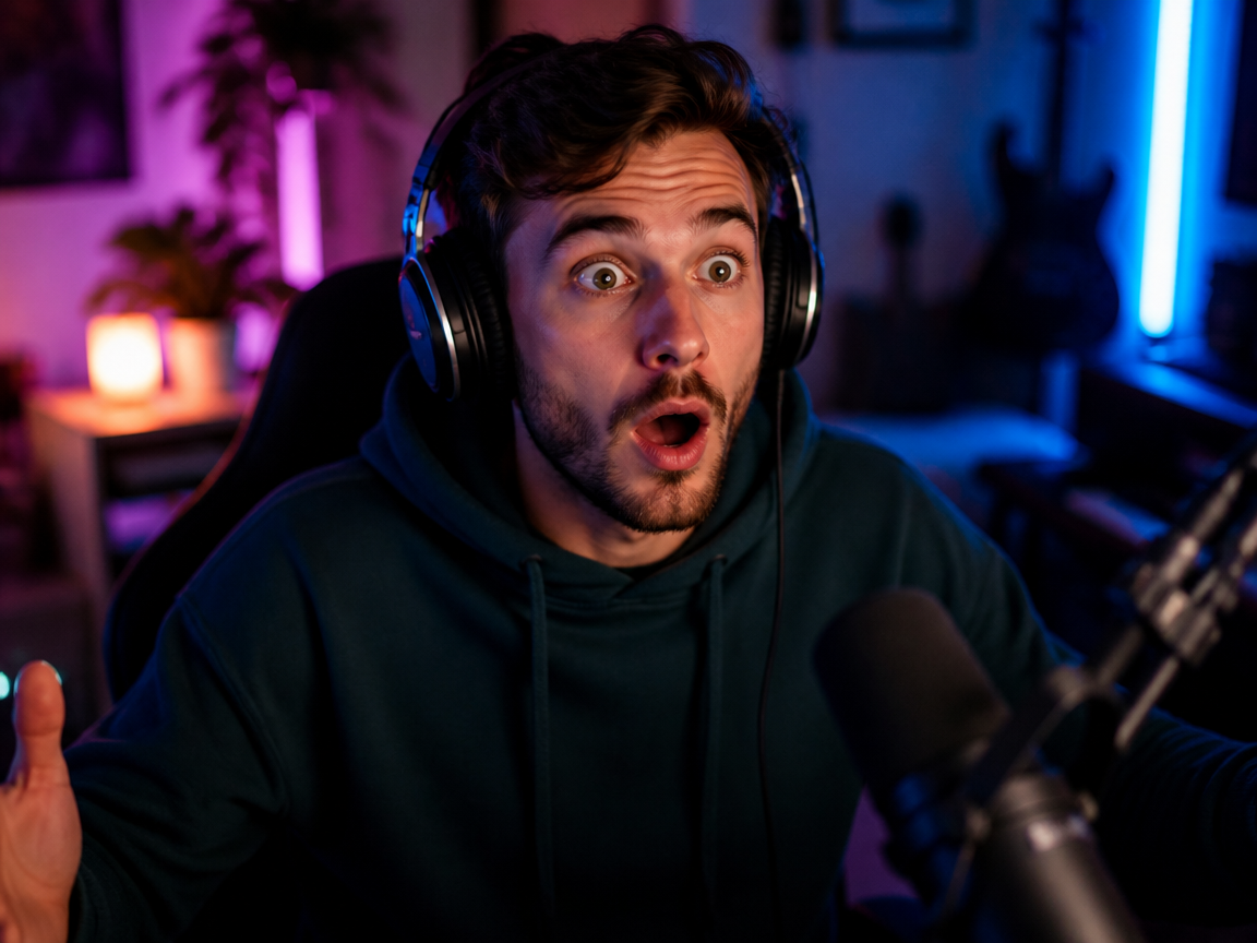 Twitch Streamer Reaction Moment