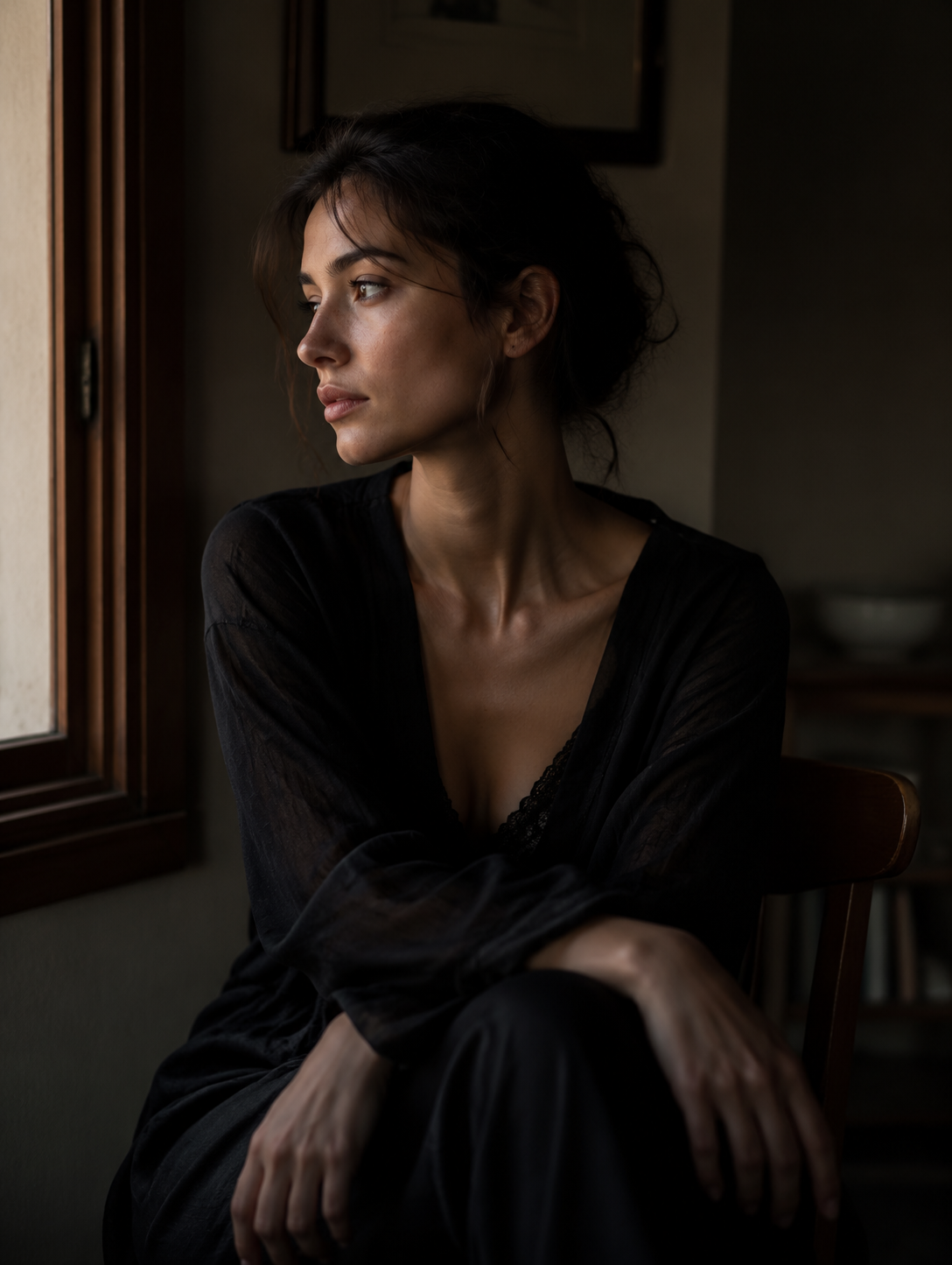 Moody Home Portrait after
