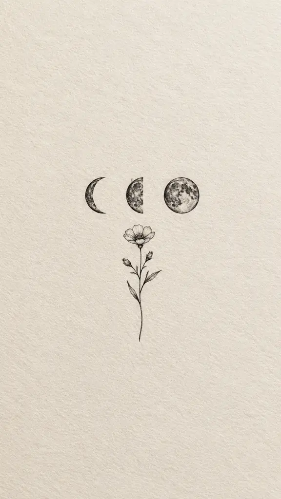 Symbol: nature, moon phases and animals