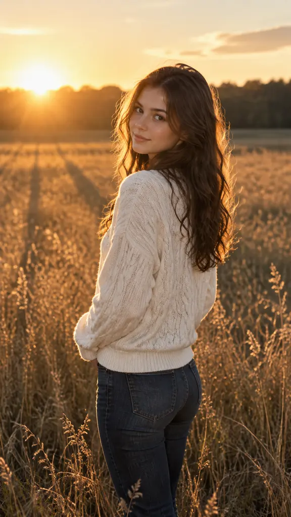 Golden hour outdoors