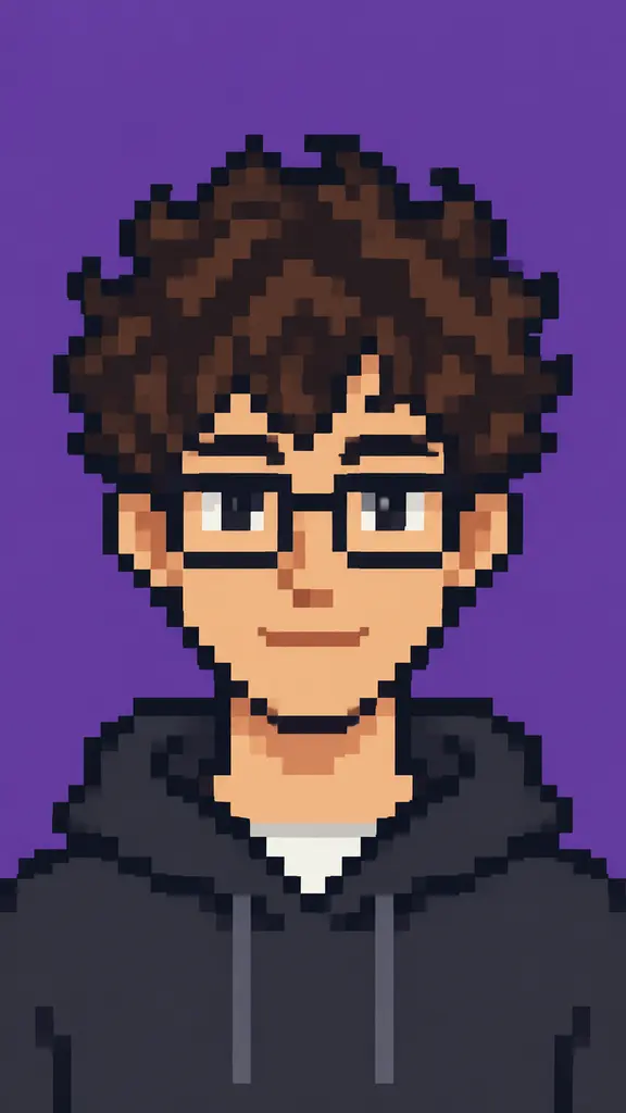 A chat-server avatar that reads at 32 pixels