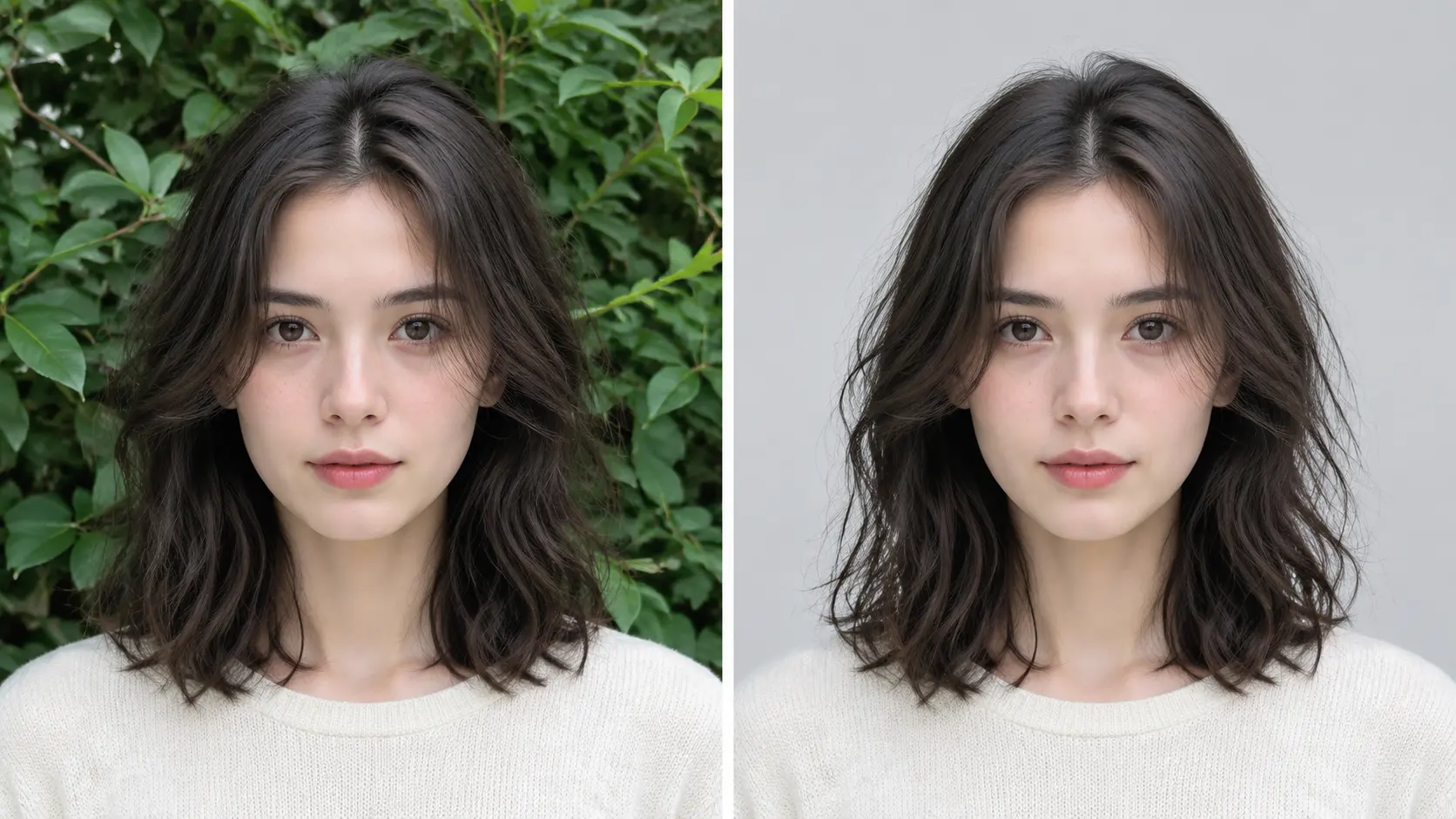 A plain background beats extra resolution