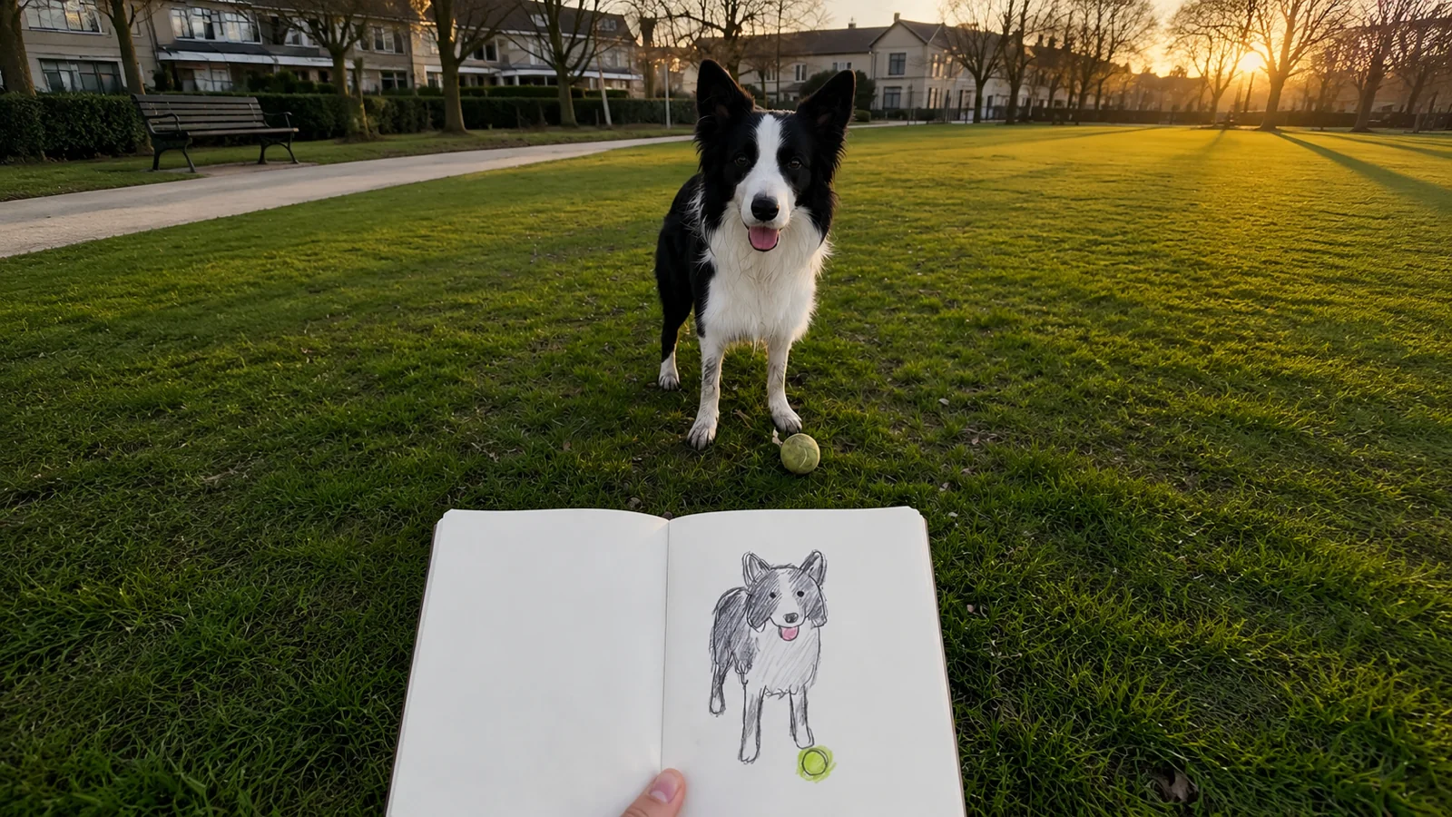 Abstract Pet Painting After