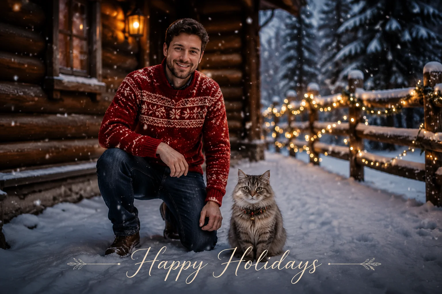 Custom Holiday Pet Cards