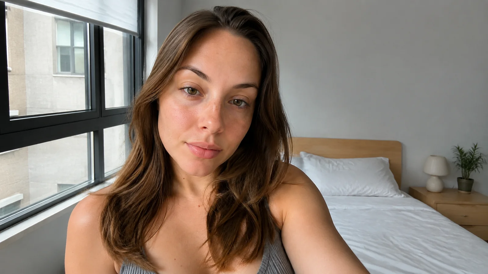 American Glam Makeup Filter Before