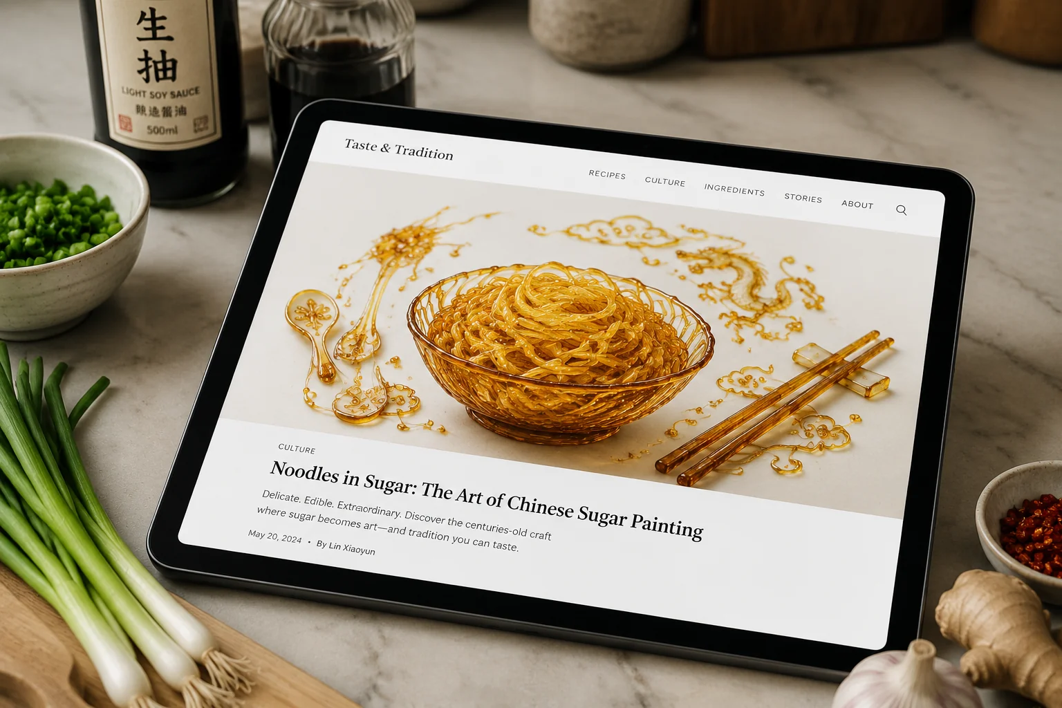 Food Blog Post Header