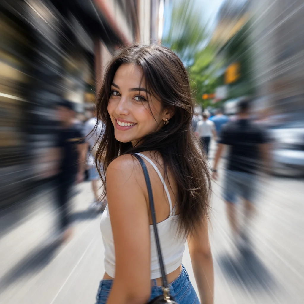 Street Style Freeze Moment