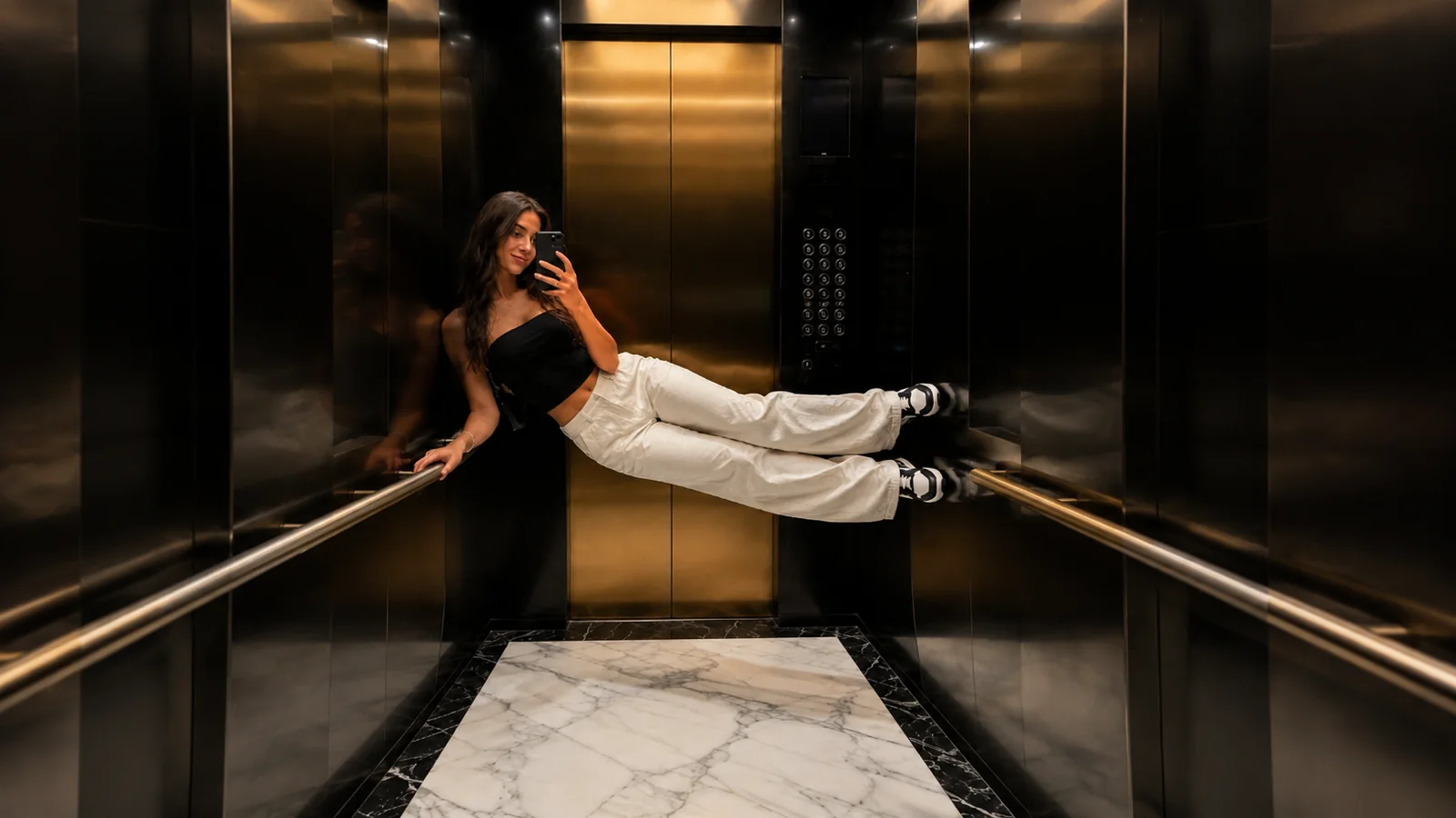 Elevator Selfie After