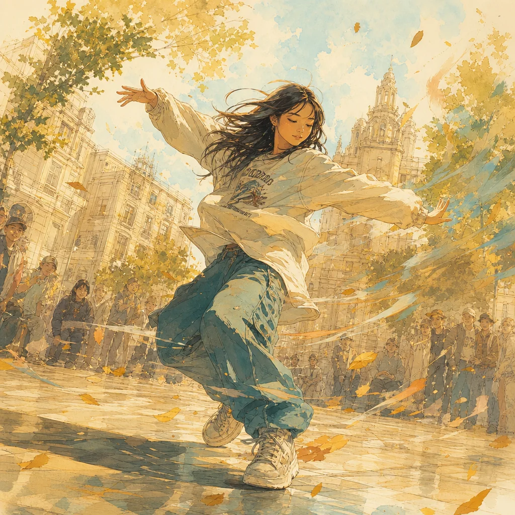 Mid-Dance Spin