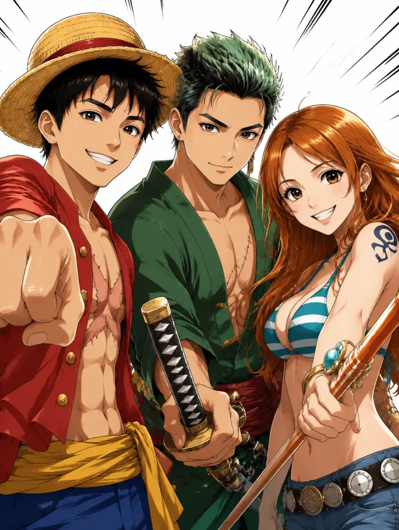One Piece Group Photo