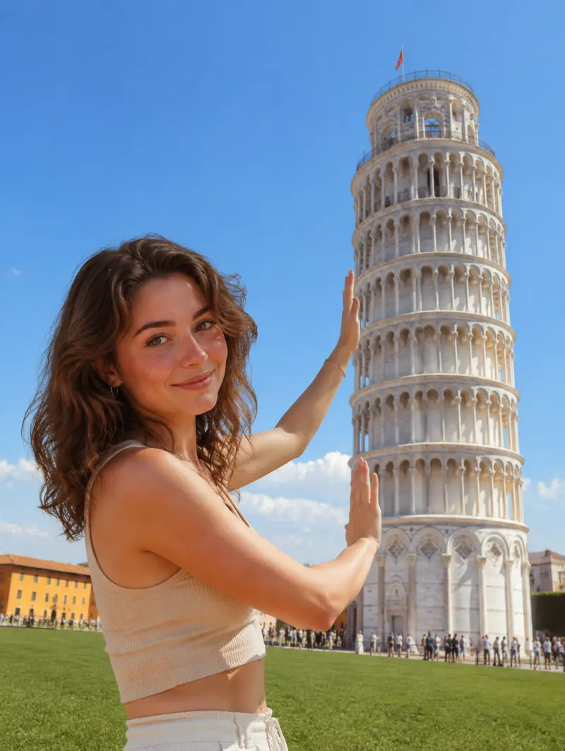 Pisa Postcard Collage