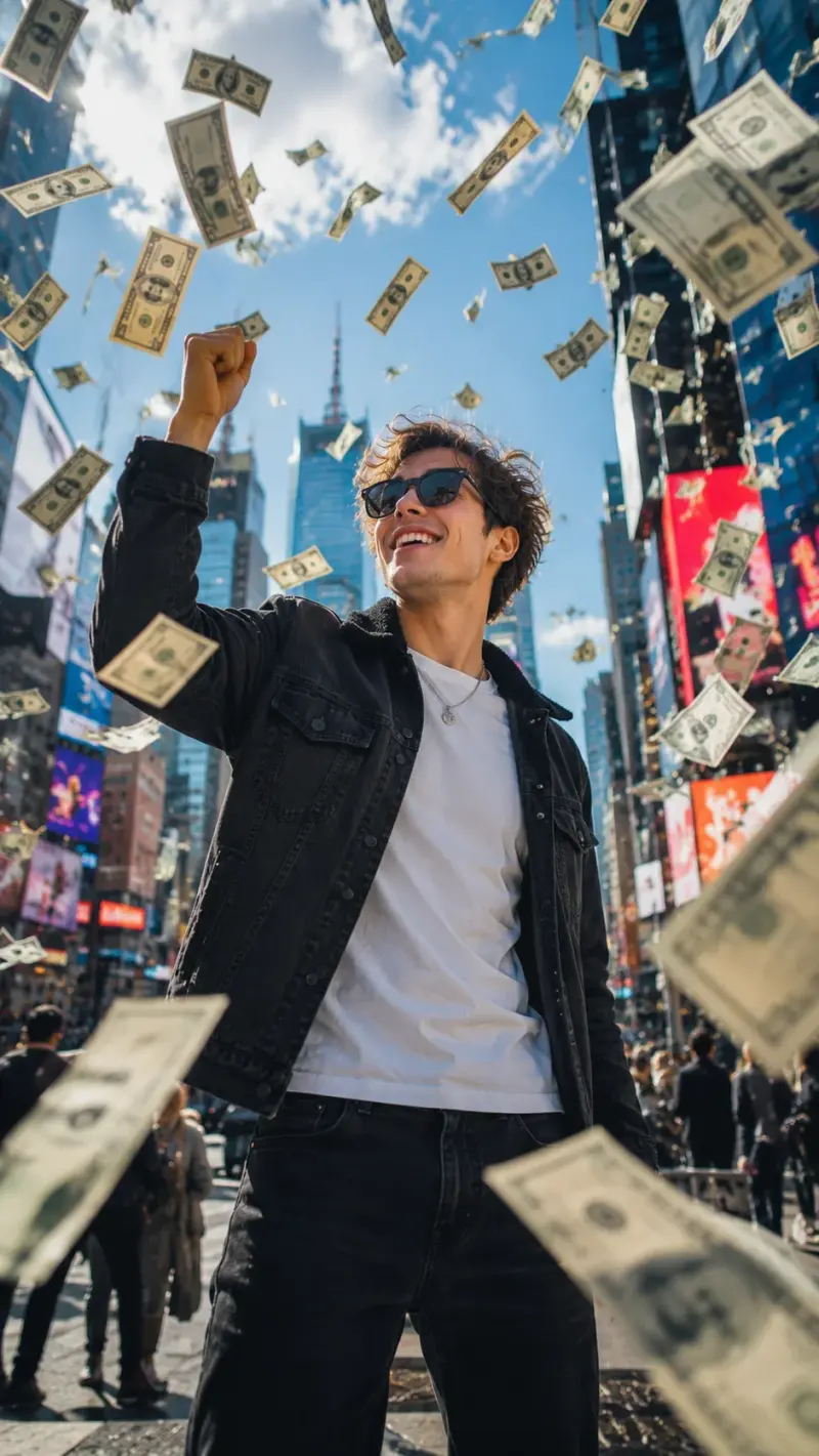 Money Rain Effect