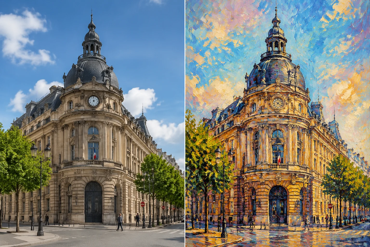 Apply artistic styles across different subjects