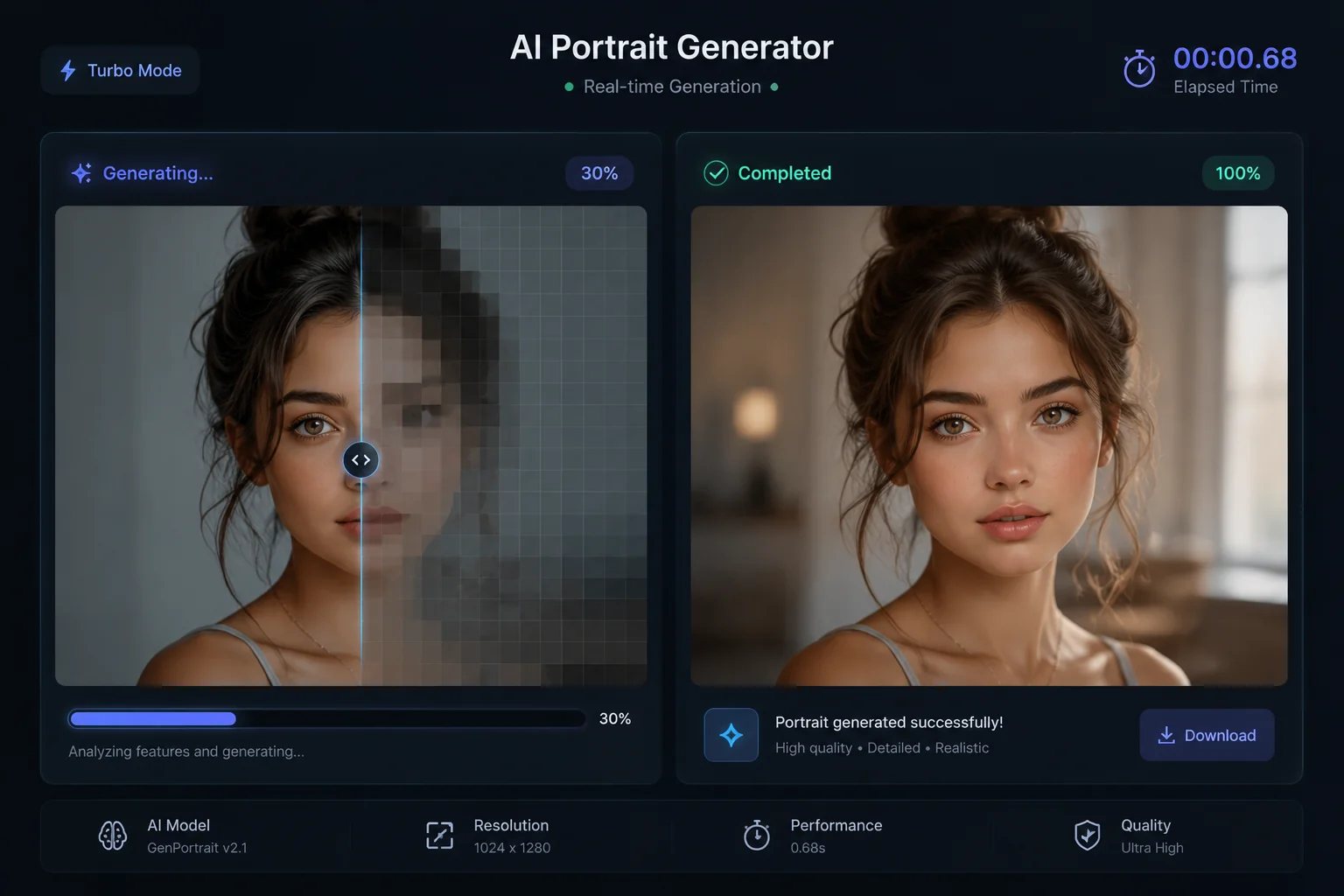 Generate images in under a second
