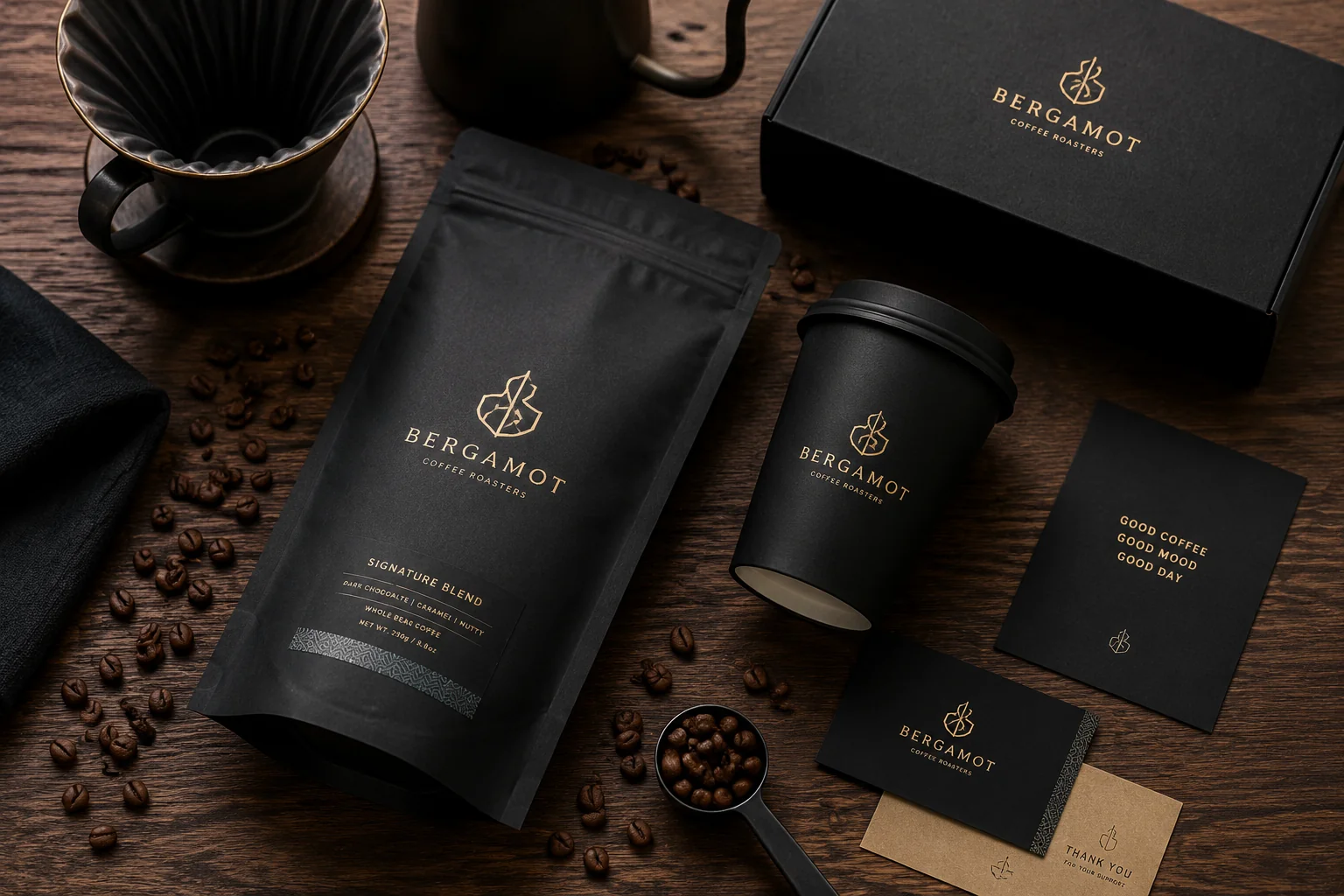 Brand Identity Mockup Visualization