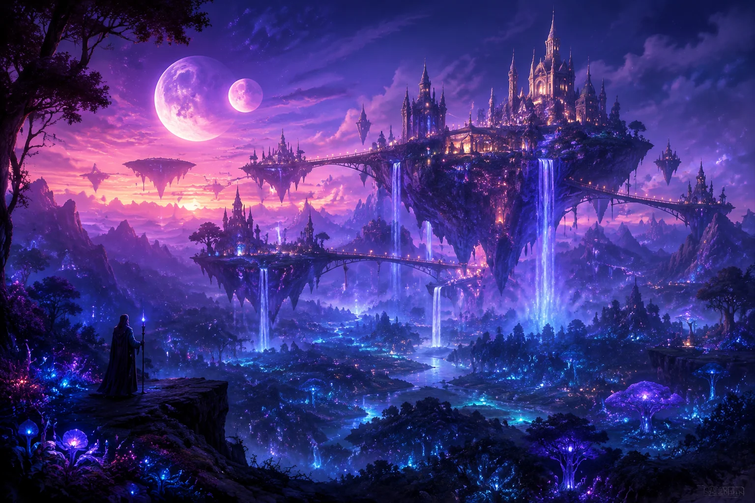 Fantasy landscape concept art