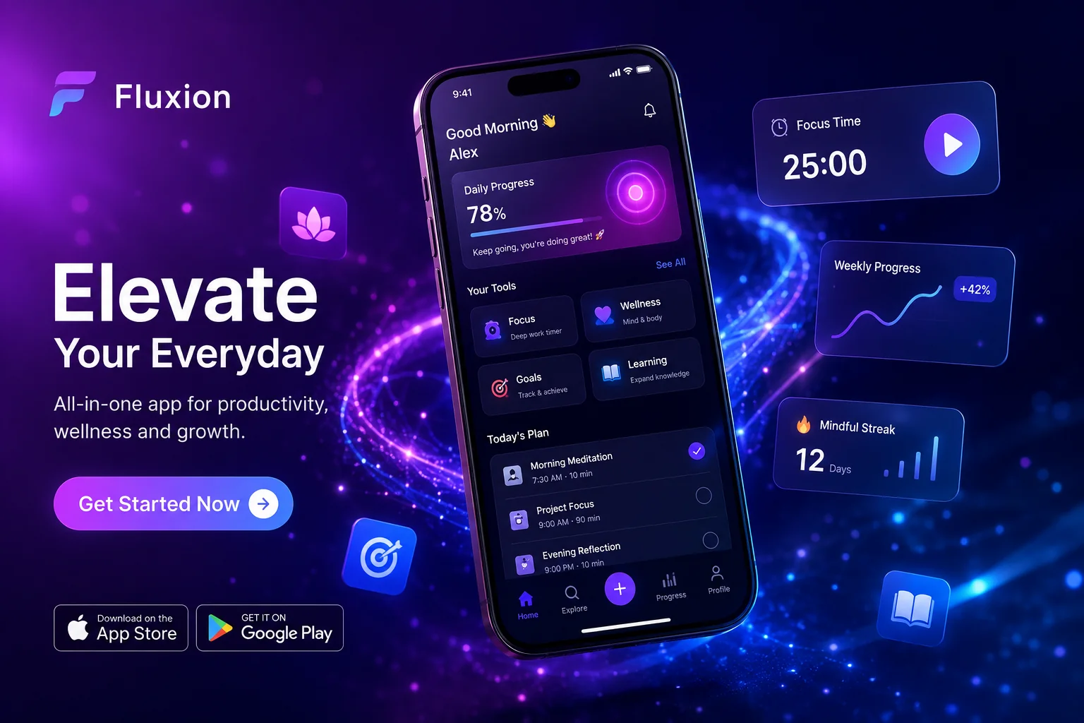 Social media ad from description
