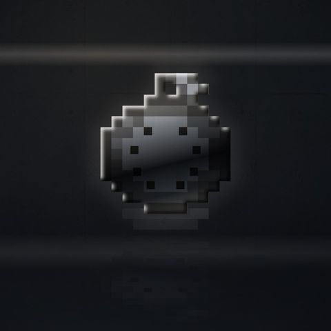 Chrome logo animation scene — Liquid metal with studio streaks