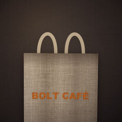 Tote bag logo animation scene — Screen-printed on canvas