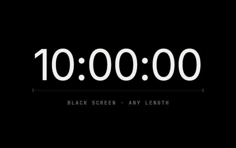 Black Screen Video