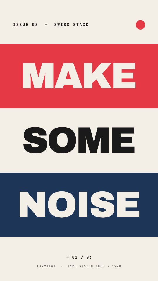 Word-by-word rhythm for titles and chapter cards. — rendered sample
